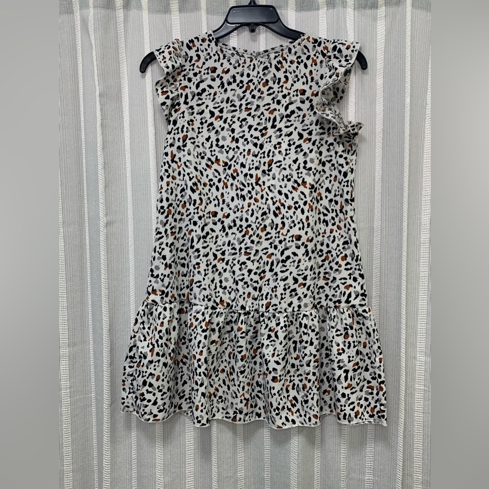 Animal Print Drop Waist Dress‎ Size S
